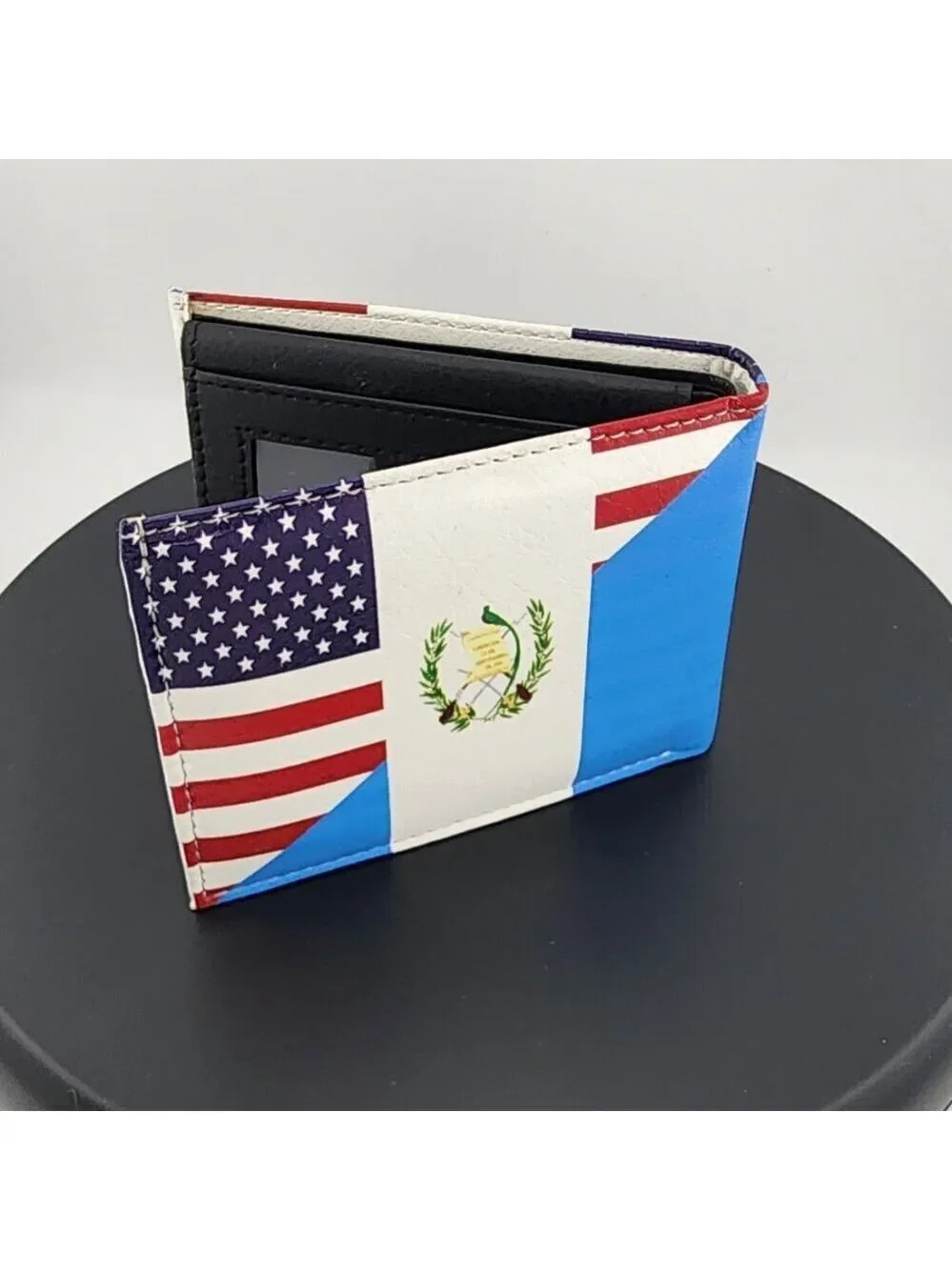 Guatemala & USA Flag Wallet – Perfect Gift for Proud Dual Citizens